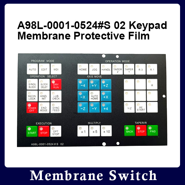 A98L-0001-0524#S 02 Keypad Membrane compatible with A98L-0001-0524#S 02Protective Film