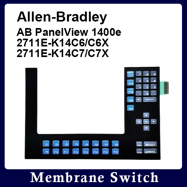 Allen-Bradley AB PanelView 1400e 2711E-K14C6/C6X 2711E-K14C7/C7X Membrane Keypad