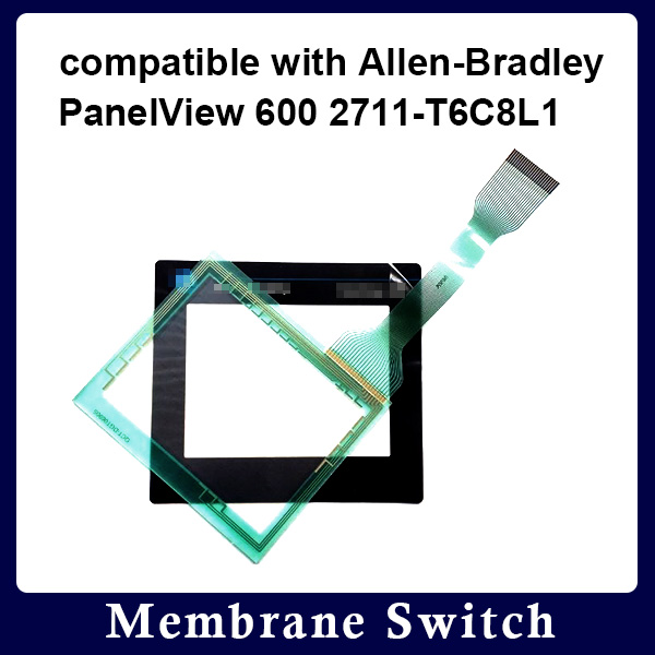compatible with PanelView 600 2711-T6C8L1 Membrane Keypad