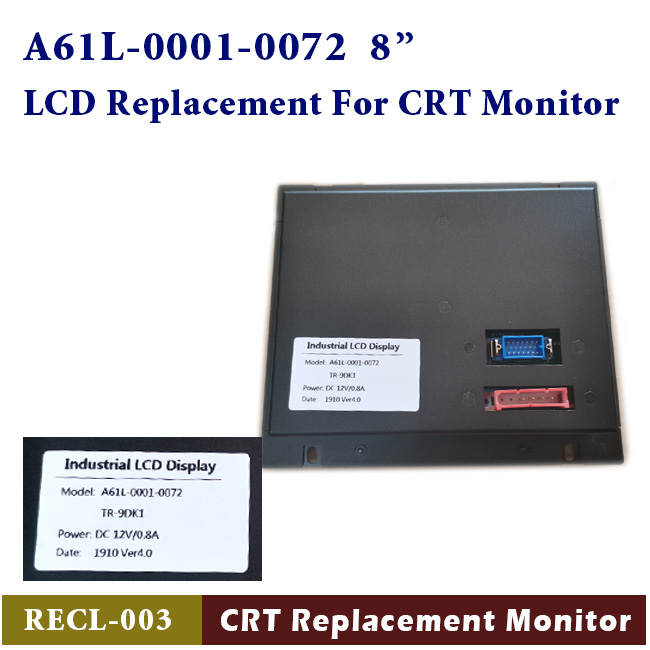 A61L-0001-0072 8'' LCD Monitor Replacement for FANUC CNC System CRT