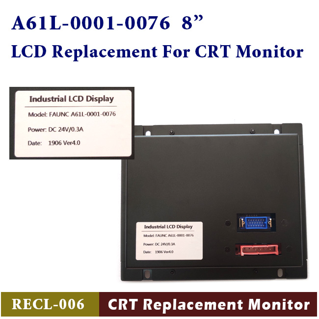 A61L-0001-0076 8'' LCD Monitor Replacement for FANUC CNC System CRT