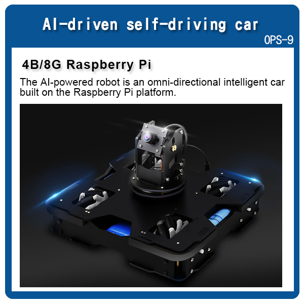 AI-driven self-driving car-4B/8G Raspberry Pi