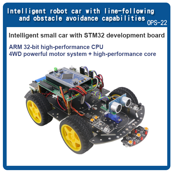 Intelligent robot car with line-following
 and obstacle avoidance capabilities
