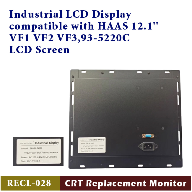 Industrial LCD Display compatible with 12.1'' VF1 VF2 VF3,93-5220C LCD Screen