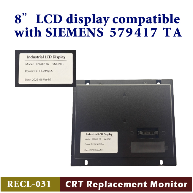 8″ LCD display compatible with SIEMENS 579417 TA