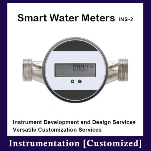 Electronic Smart Water Meter,Digital Smart Electricity Meter - Custom Retrofit for Traditional Water Meters,Instrument and Instrumentation Modification, Customization Services, Custom Instrumentation,